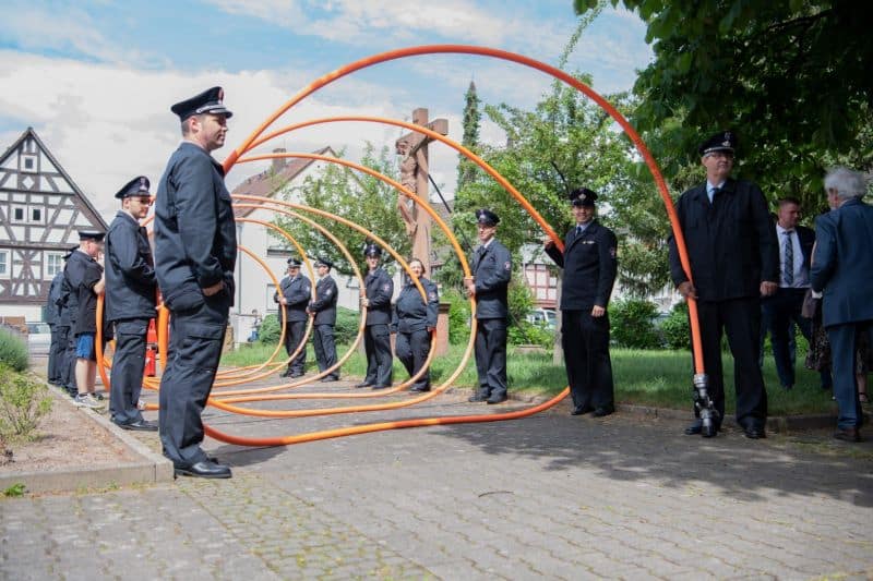 Feuerwehr im Hochzeitseinsatz