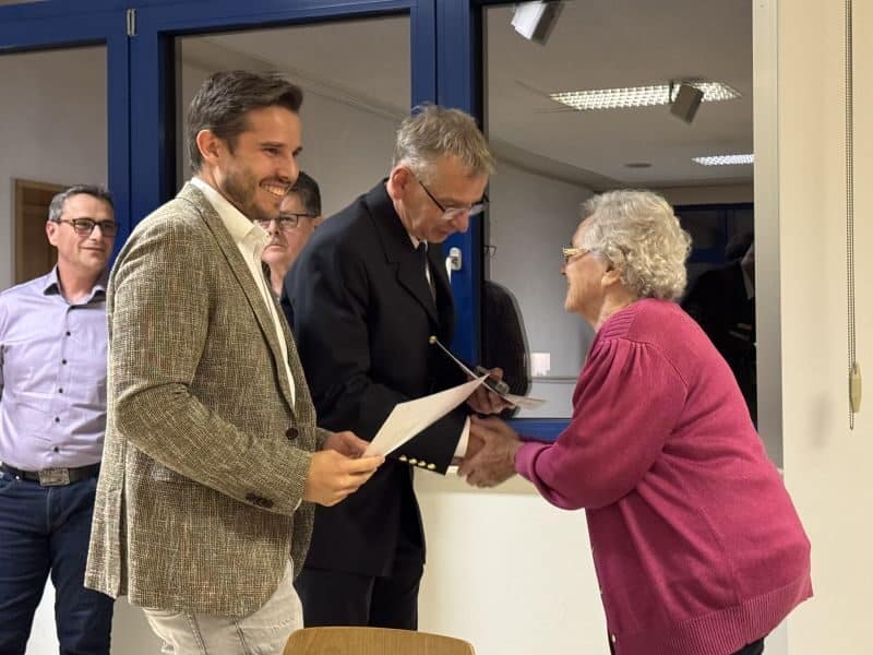 Gratulation für 50 Jahre Vereinstreue